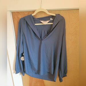 Nordstrom Blue Women's Long Sleeve Blouse